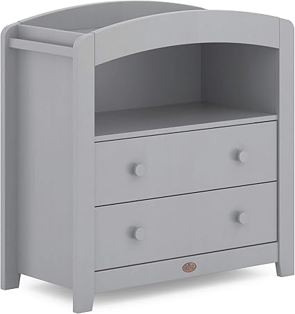 Boori Curved 2 Drawer Chest Changer Wood Pebble Amazon Co Uk Baby