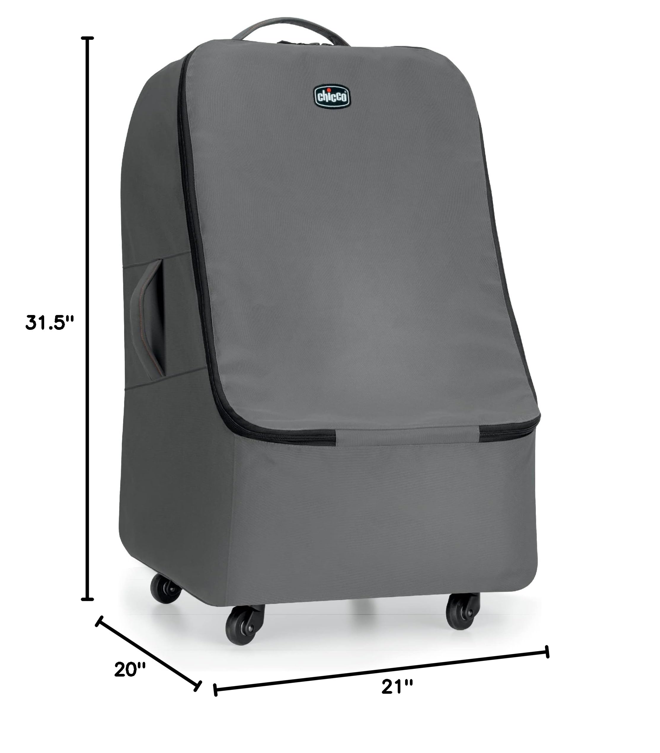 Chicco Car Seat Travel Bag - Anthracite, Grey