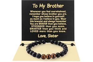 Sensi Blue Father Day Gifts from Daughter, Birthday Gifts for Grandson Son Brother Nephew, Retirement Gifts for Dad Bonus Dad Papa Husband Man Grandpa Godfather, Graduation Confirmation Bracelets