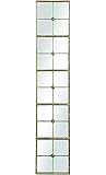 Creative Co-Op Metal Floor Length Framed Mirror, Antique Gold