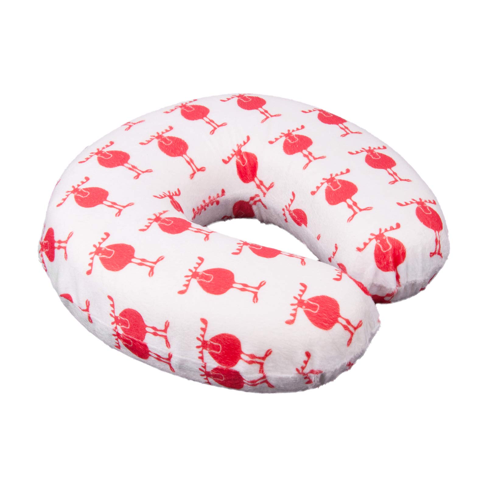 Moonen Travel Pillow Memory Foam Neck Pillow for Family and Friends with Removable and Washable Microfiber Cover Head Support on a Train Airplane Car Bus