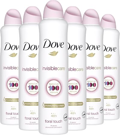 Dove Invisible Care Anti-perspirant Aerosol 250 ml Pack of 6