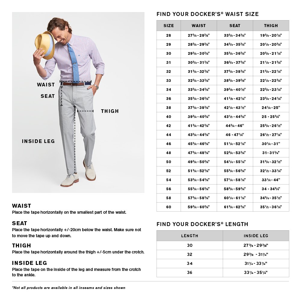 Fit guide в магазине. Supertech pants таблица размеров. Dockers размерная сетка. размеры dockers. Boss chinos size chart.