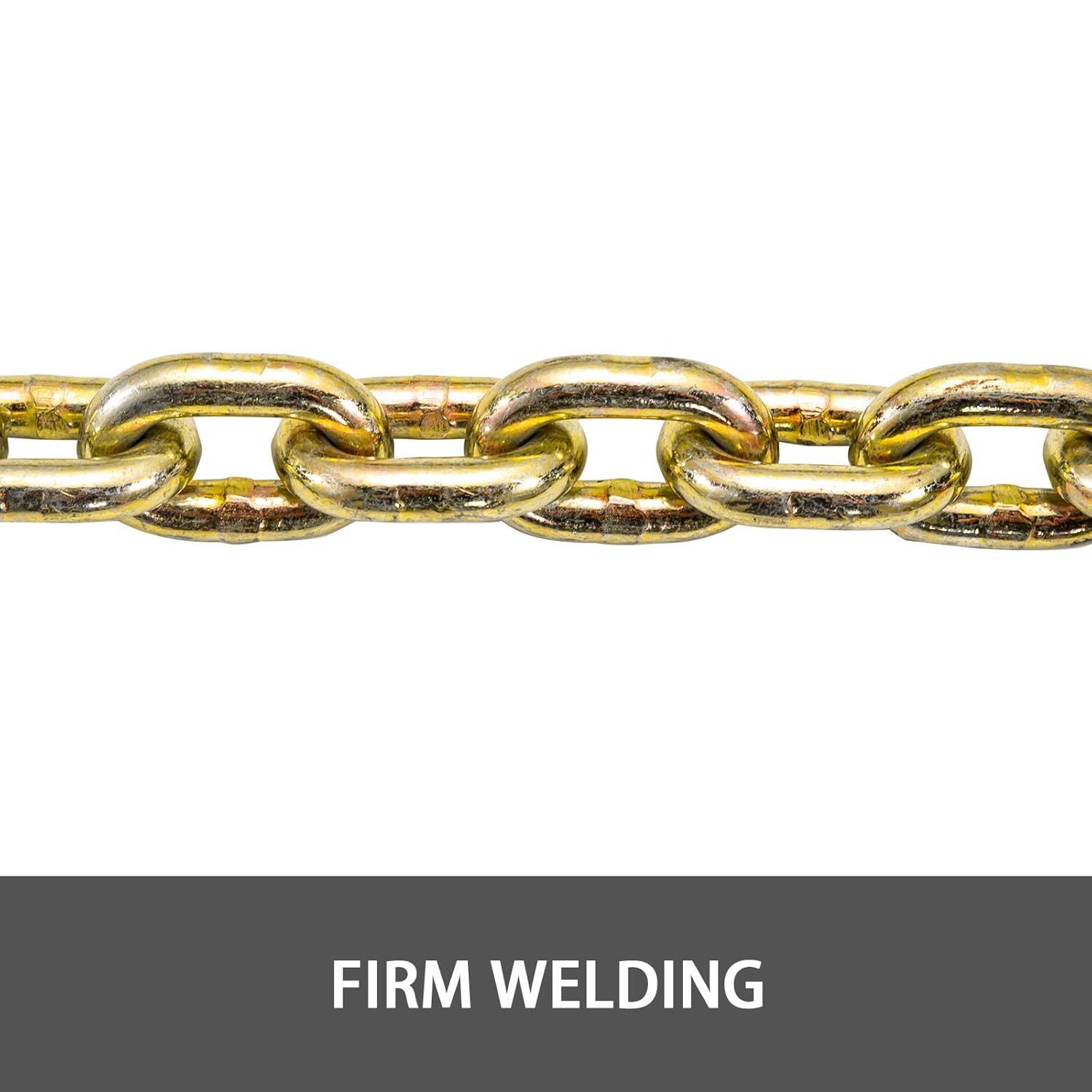 BestEquip Tow Chain 8mmx3.8m Grade 70 Chain 4700lbs Capacity Logging