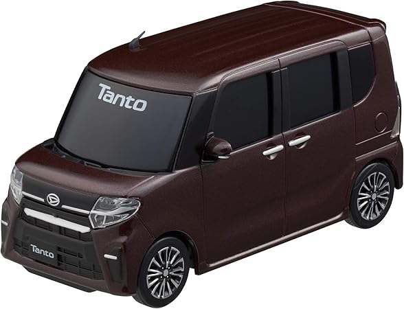 Amazon ダイハツ タント カスタム Daihatsu Tanto Custom 1 32 プルバックミニカー プラムブラウンクリスタルマイカ ミニカー ダイキャストカー おもちゃ
