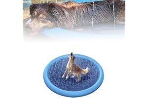 Generic Fido Splash Pool, Blue, Baby, Pets, Dog Owners, Unisex, Minimalist, 39.4in, 59.1in, 66.9in, 78.7in