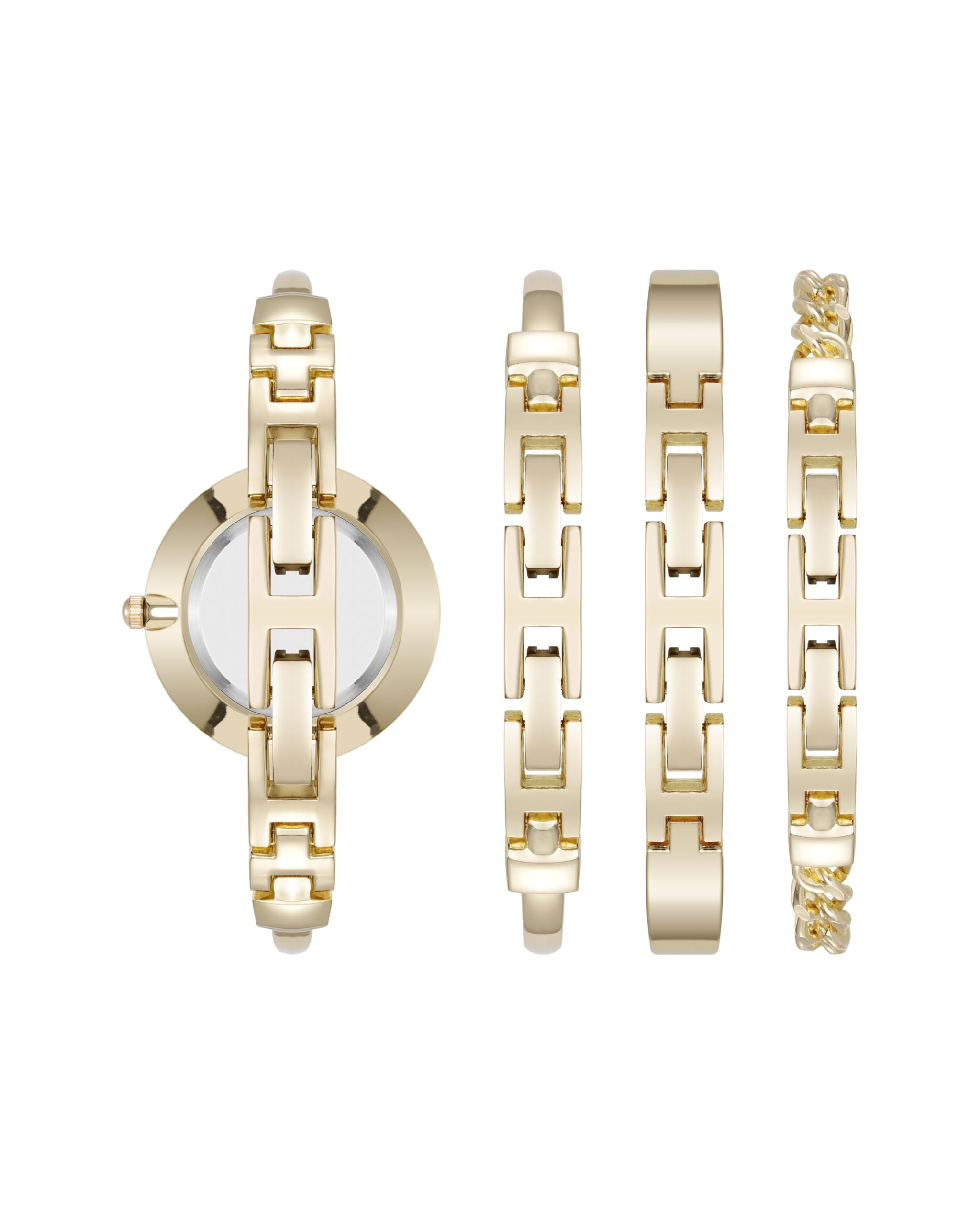 Anne Klein Women's Bangle Watch and Bracelet Set
