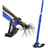 Heavy Duty Sapling Puller Tool, Foldable Tree Puller for 1/4-2 in Stems | 22.6 lb All-Steel Build, Foldable, Serrated Jaws, Root &amp; Shrub Puller with Wide-Base Stabilizer for Yards, Gardens &amp; Lawns