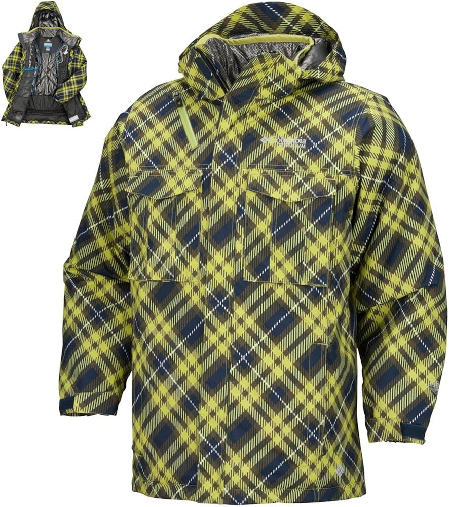 plaid columbia jacket