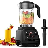 JUSANTE Smoothie Blender, 1800W Countertop Professional Blender Juicer for Kitchen Ice Crusher or Juice, Milkshake, Dessert