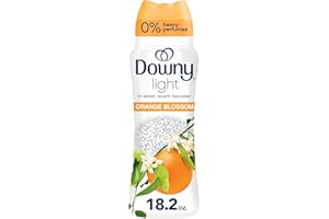 Downy Light Laundry Scent Booster Beads, Orange Blossom Scent, In-wash fabric beads designed to be gentle with a light boost 