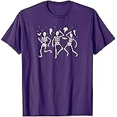 Halloween Dancing Skeletons for Women T-Shirt
