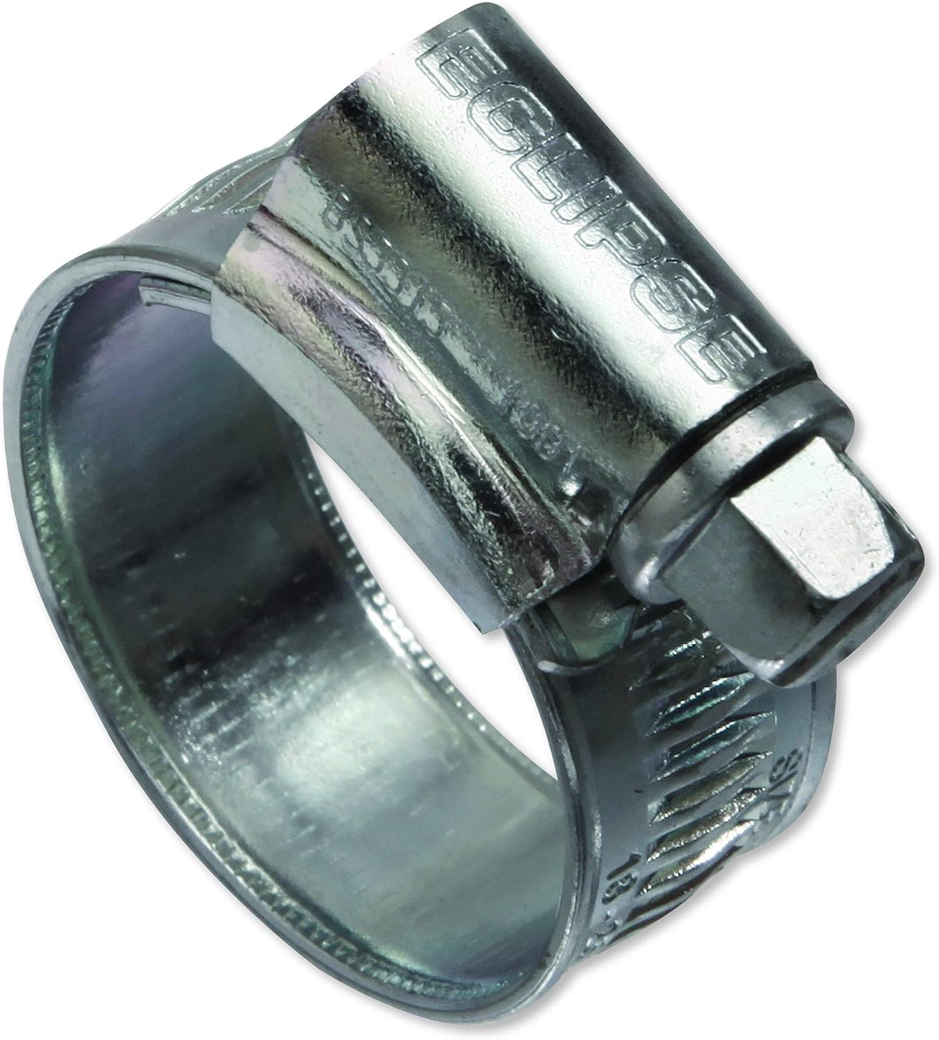 Eclipse Professional Tools ECW1-OX W1 Box of 10 18-25mm (¾" - 1") Mild Steel Worm Gear Hose Clamps, Silver - Image 3