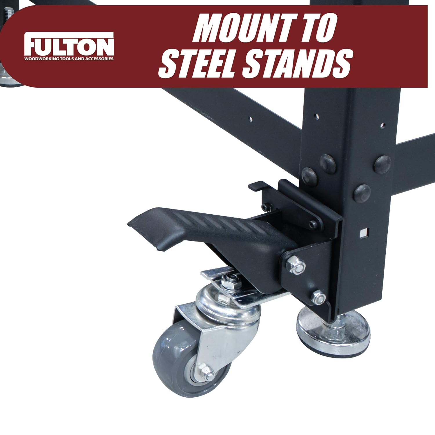 Workbench Caster kit 4 Heavy Duty Retractable Casters with 4 Spring Lock Quick Release Mounting Plates to Quickly Attach/Remove or Switch Casters from a Workbench to a Cabinet, Stand or a Machine.: Industrial & Scientific