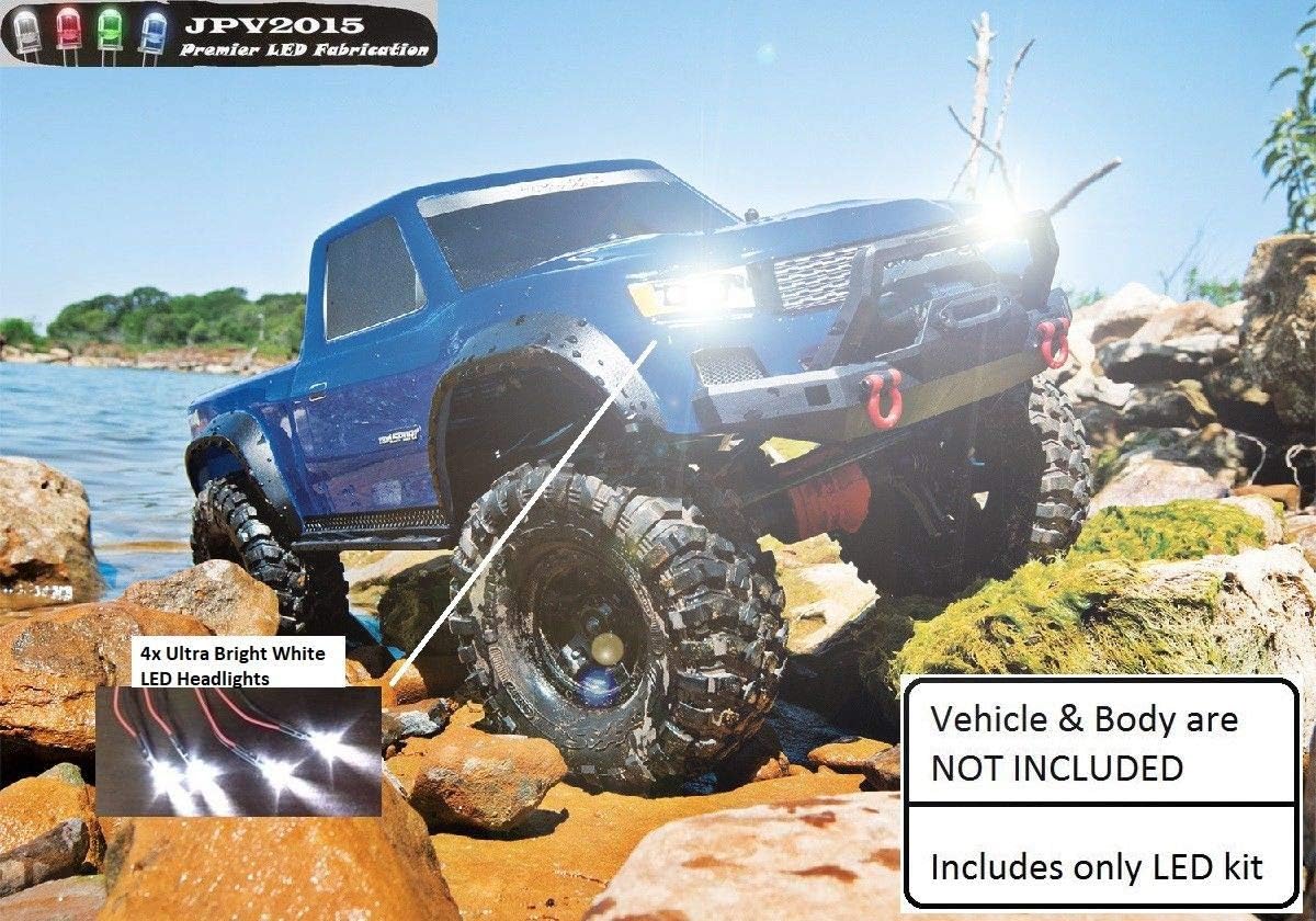 JPV2015 Genuine Product - TRAXXAS TRX-4 Sport LED Light Kit - 6 LEDs - Premium Quality - Handmade in USA Exclusively