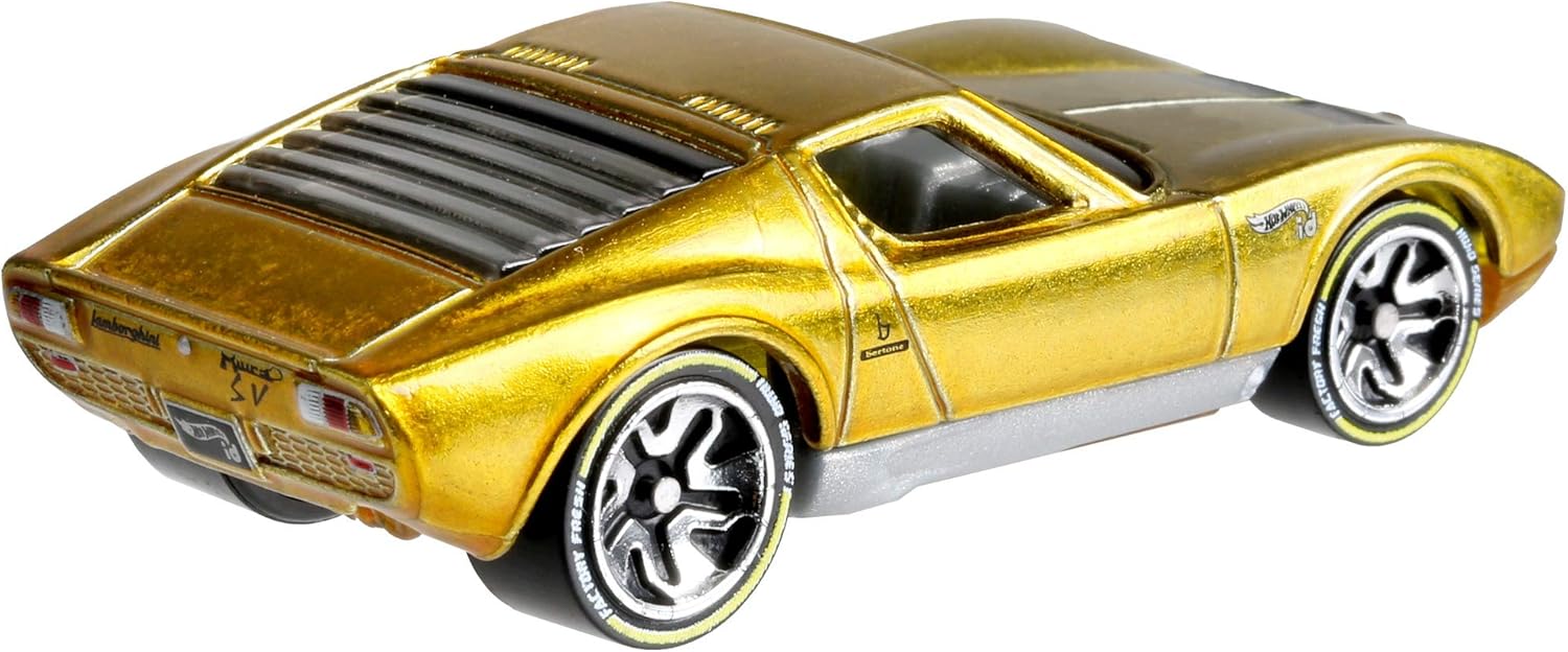 Hot Wheels ID '71 Lamborghini Miura P400 Sv, Multicolor, 5.3752 inches - Image 5