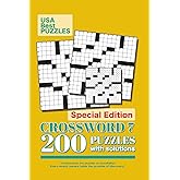 USA Best Crosswords 7: 200 Puzzles Easy to Hard for Adults with solutions