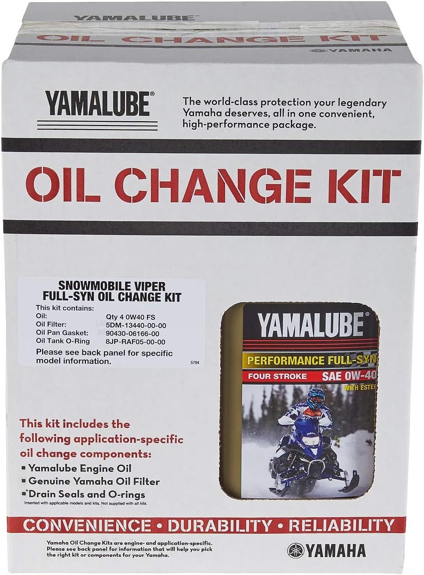 Yamaha Sidewinder/SR Viper Full Synthetic Oil Change Kit - LUB-SMBCG-KT-25