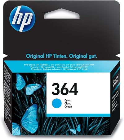 HP 364 Cyan Original Ink Cartridge 300 Pages Blister Pack