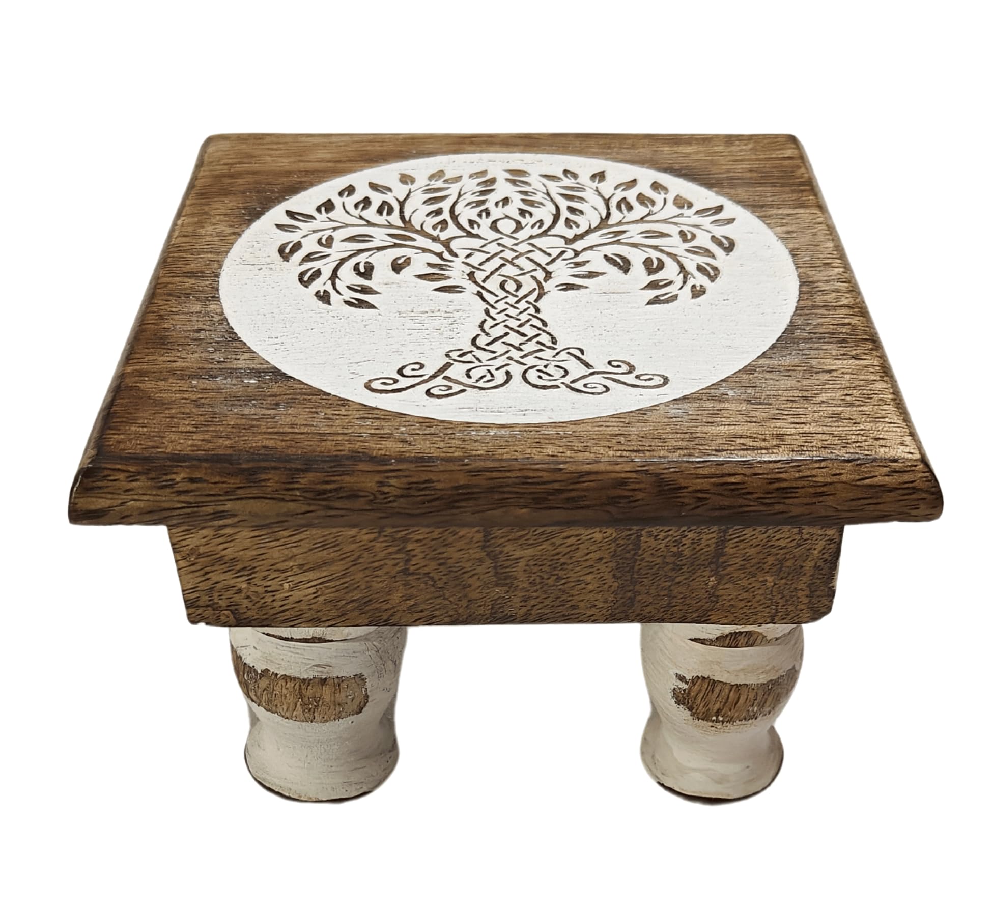 Mua VANIYA CRAFTS Wooden Handmade Engarved Small Altar Table ...