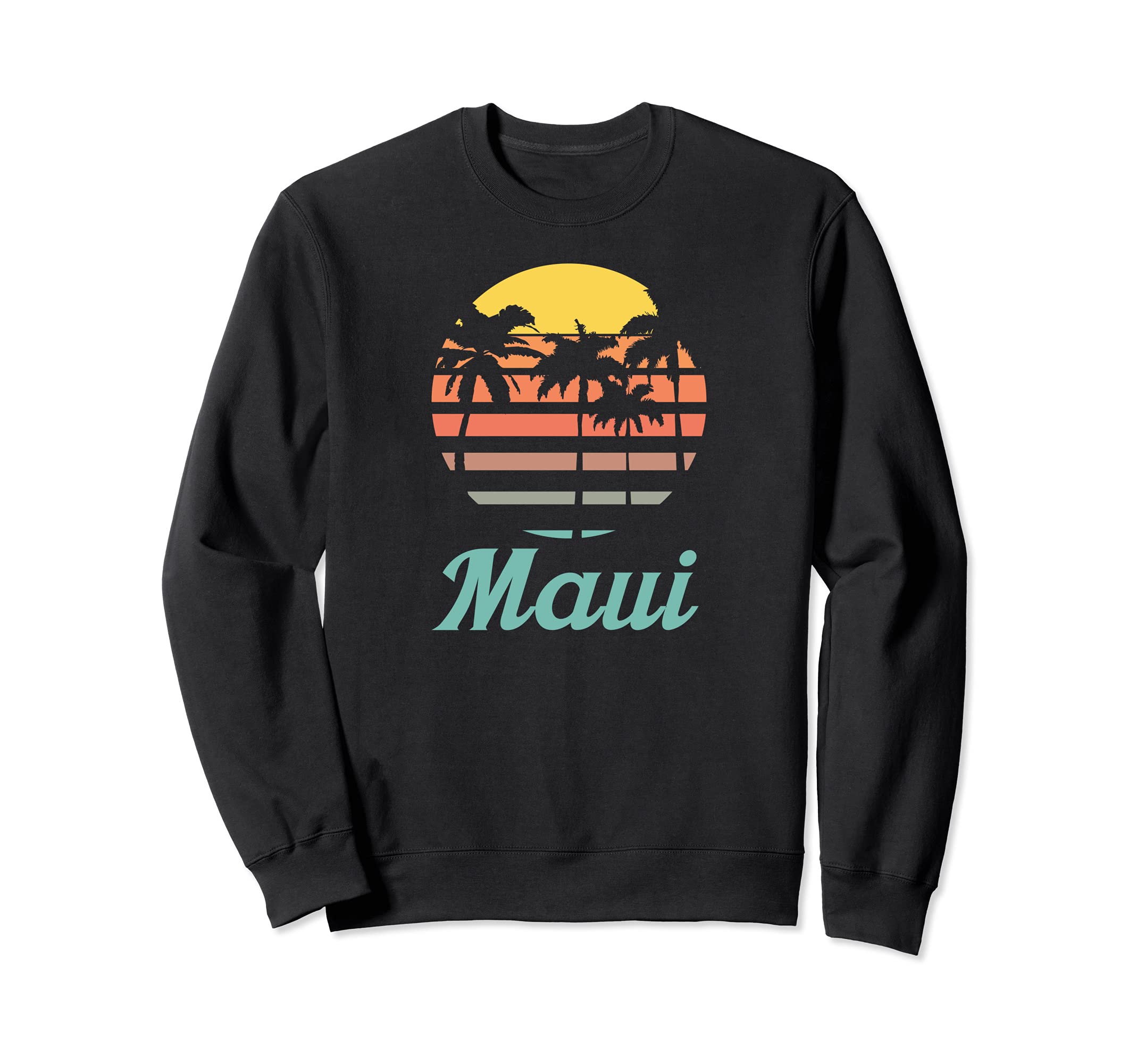 Photo 1 of Maui Hawaii Vintage Sunset Sweatshirt