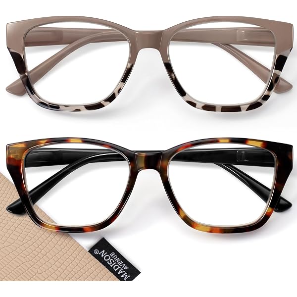 Amazon.com: Miles Kimball Reading Glasses with Wood Grain  display picture 1