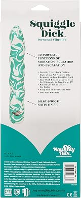CalExotics Naughty Bits Squiggle Dick Personal Vibrator Body Safe Corkscrew view 6