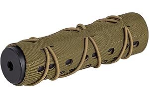 bvya Airsoft Suppressor Cover 7 Inches Suppressor Wrap Sleeve