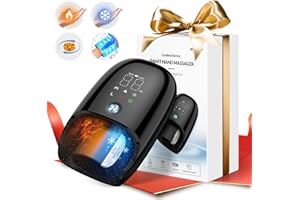 Ehightop Cordless Hand Massager with Heat, Compression & Rollers, Electric Palm Massager for Arthritis, Carpal Tunnel and Pain Relief, Gifts for Women Men