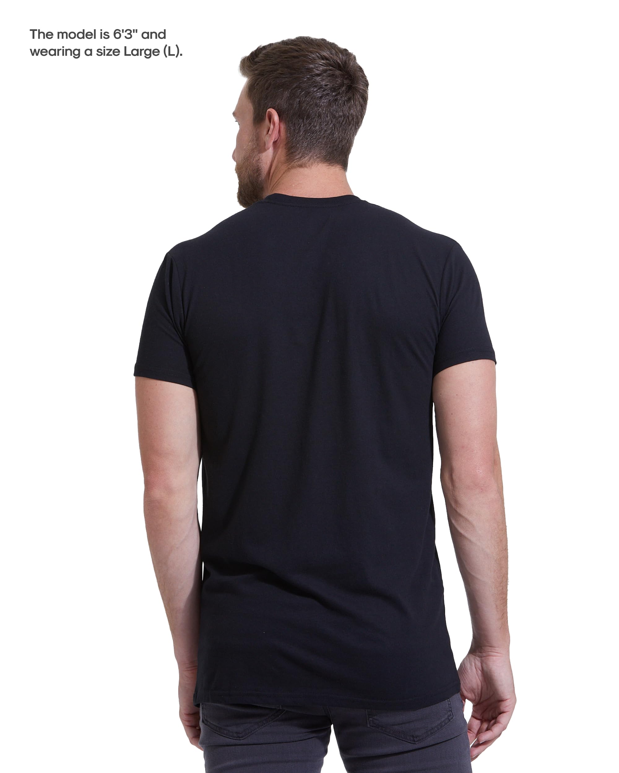 True Classic Mens T-Shirts – Short Sleeve Crew Neck T Shirts for Man, Cotton Blend Plain Novelty Men's T-Shirts