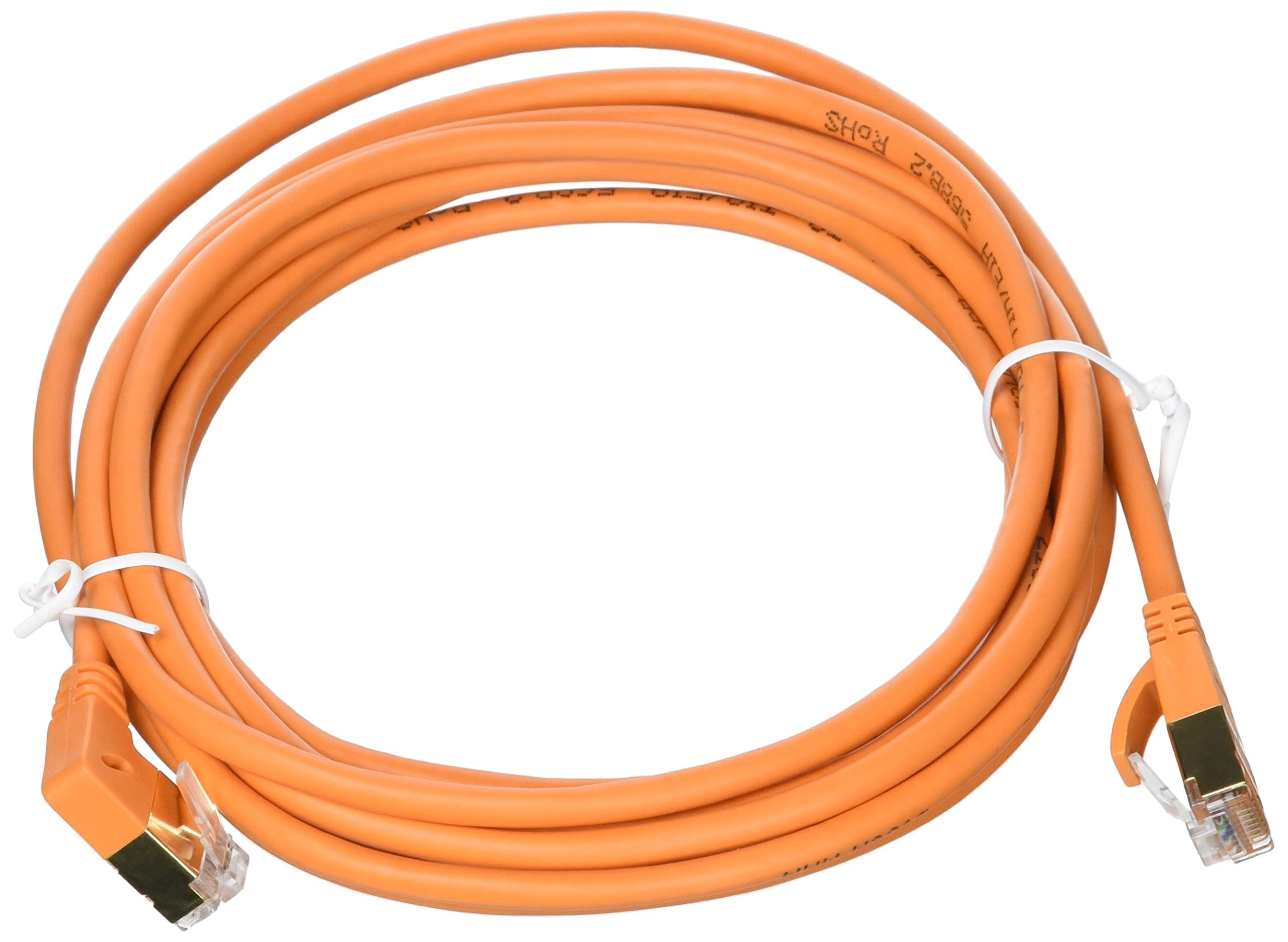 wantecWire 7568 Ultra Slim Ethernet Patch Cable Orange