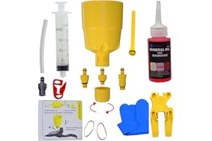 CYCOBYCO Bleed Kit for Shimano Hydraulic Brakes 60ml Mineral Oil Funnel Stopper Bleed Block