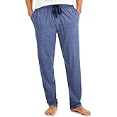 Hanes Men’s X-Temp Jersey Cotton Sleep Pajama Lounge Pants with Pockets, Pj Bottoms, Extended Sizes
