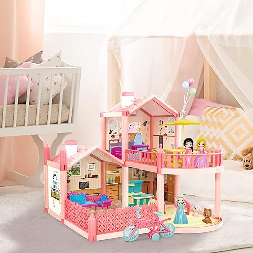 Girl Baby Doll House DeAO Girls Doll House For Year Old Girls Toy