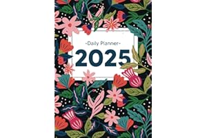 Daily Planner: A4 Page-a-Day Scheduler and To-Do List, Dated for the Full Year, with Spaces to Plan Your Day, Track Tasks, an