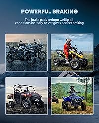 ECCPP Brake Pads Fits for Honda CRF450R CRF250R