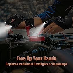 Mylivell Handsfree LED Flashlight Gloves, Fathers