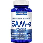 SAM-E Supplement 400mg | Easy Absorption S-Adenosyl-L-Methionine SAM-e 400mg for Bone and Mood Support Supplement | Made in The USA Non-GMO and Gluten Free (90 Day Supply)