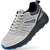 FitVille Extra Wide Sneakers for Men with Wide Toe Box, Lightweight Trail Running Shoes for Diabetic Men, Flat Feet, Heel Pain & Plantar Fasciitis Relief