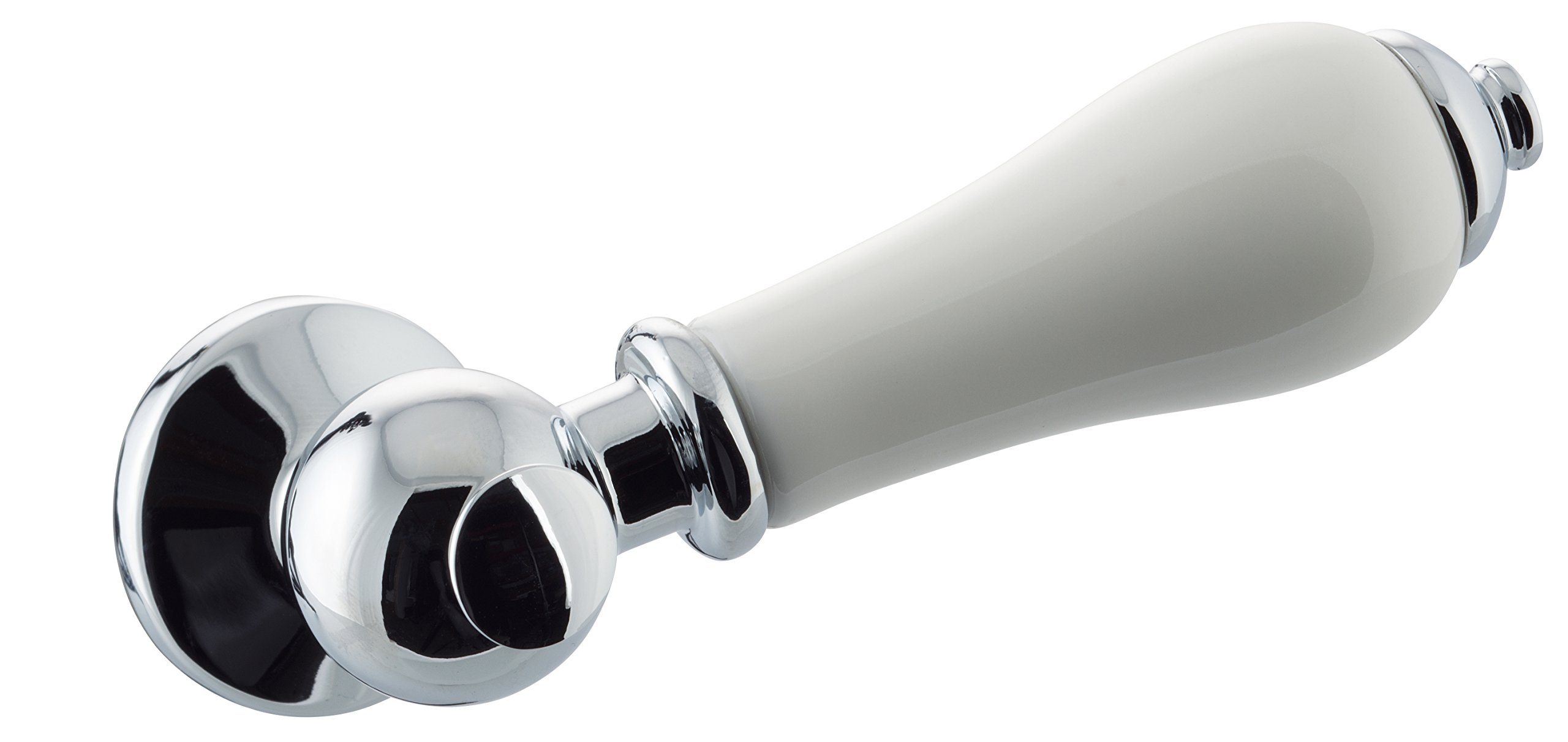 Shower Enclosures UK Replacement Traditional Ceramic Toilet Cistern Lever Flush Handle Chrome Detailing