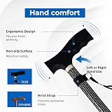 Life Folding Walking Stick Adjustable Height Lightweight Aluminium Cane view 3