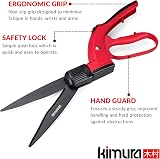Kimura Samurai Grass Shears - Rotating Head, High Carbon Japanese Steel view 3