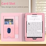 MMK Kindle Paperwhite Case 7/6.8 Premium PU Leather Smart Cover Pink view 6