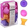 Expressions 24pc Heatless Curling Pods - Silicone Hair Rollers for No Damage Curls, Value Pack, Overnight Hair Curlers for Versatile Hairstyling (Brights)