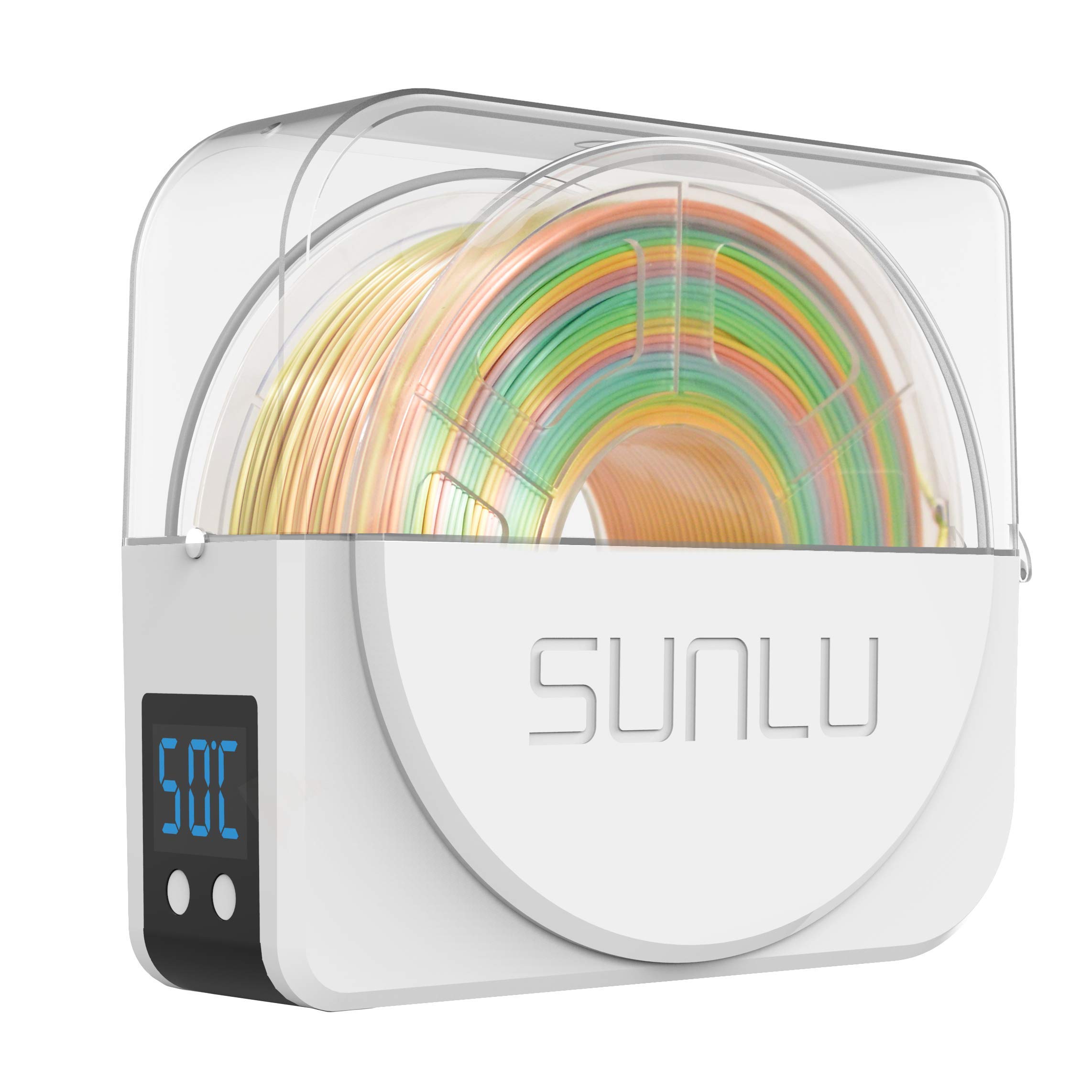 PLA Dry Box for 3D Filament Storages, Dehydrator of Filament Dryer Box, SUNLU 3D Filament Enclosure 