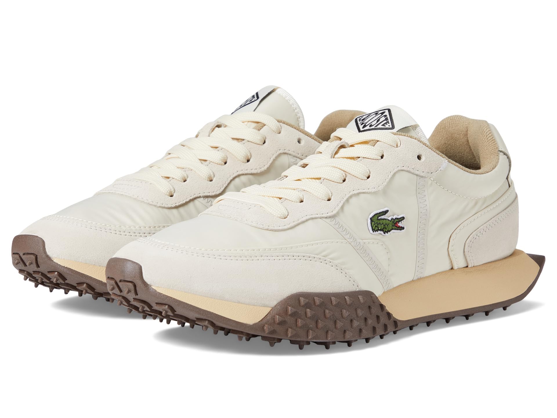 Photo 1 of Lacoste Men's L-Spin Deluxe 3.0 Sneakers, Off White/Gum, 10.5