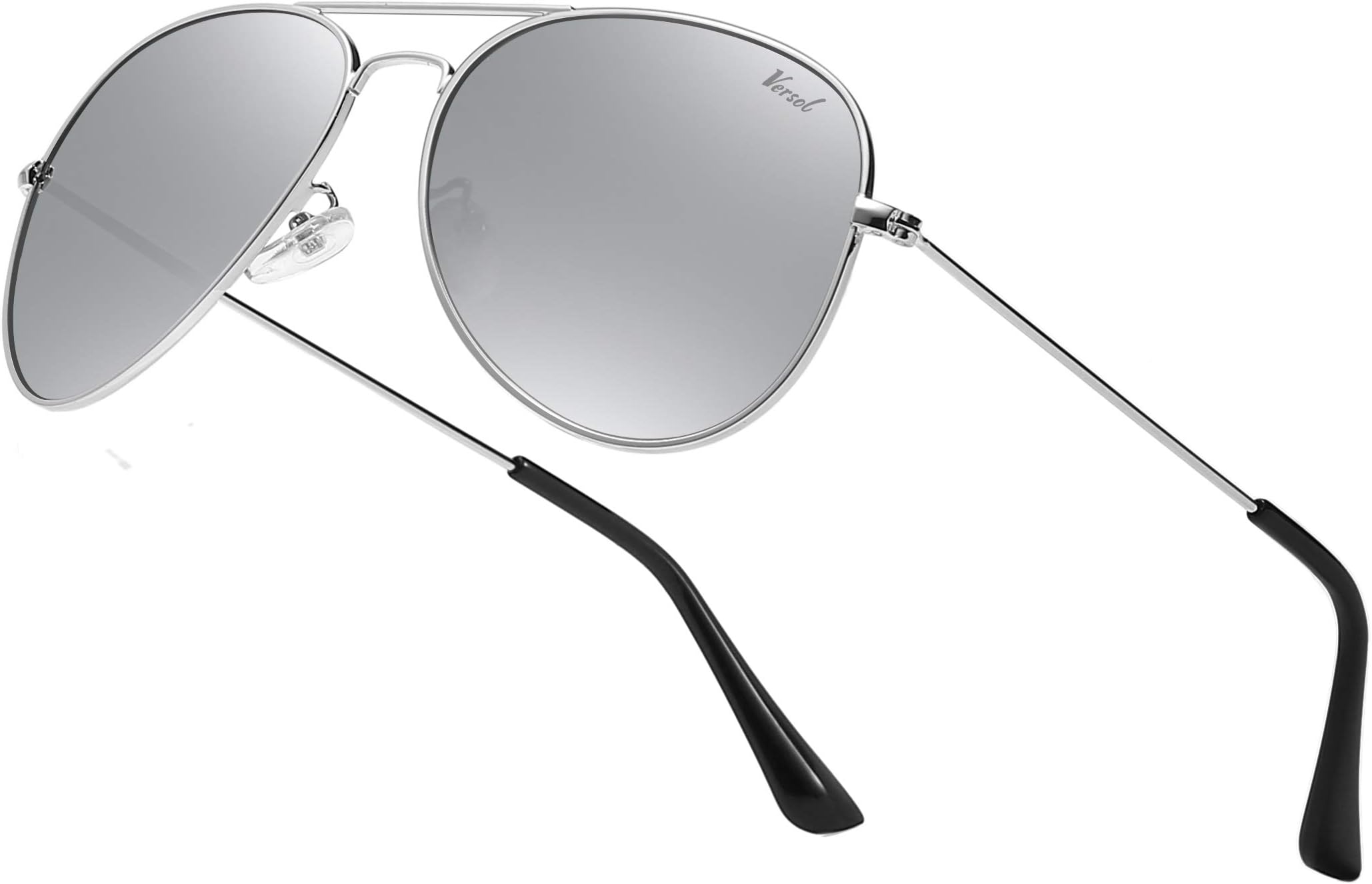 Aviator for Men Women UV400 Protection Mirrored Lens Lightweight Polarized Aviators Sunglasses