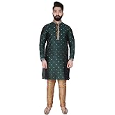 Pro-Ethic Style Developer Men's Silk Printed Kurta Set