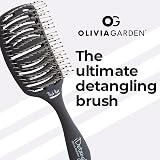 Olivia Garden iDetangle Hairbrush for Thick Hair Wet Dry Painless Detangler view 2