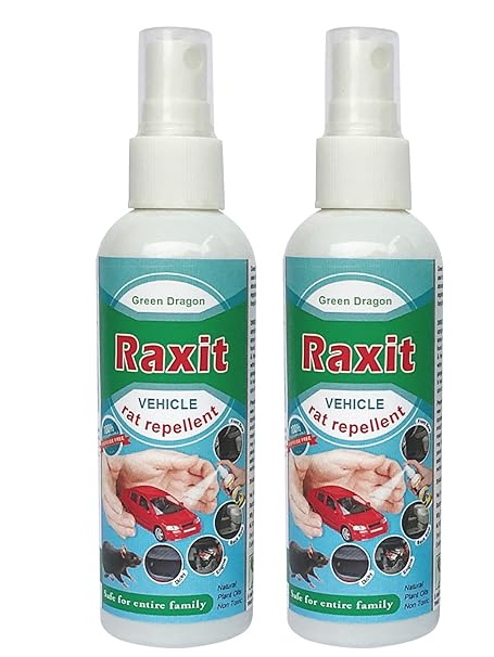 Green Dragons Raxit (Organic Vehicle Rat Repellent Combo Pack)
